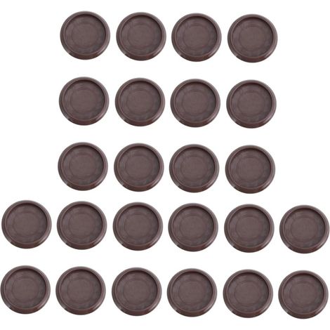 Embouts antidérapants pour meubles et chaises, coupelles rondes (1/5)