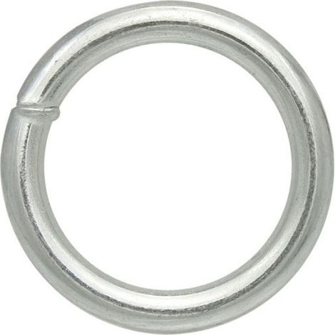 Anneau Soudé - 5 0 X 35 Mm - Pour Chaînes - Acier Galvanisé - Lot De 1