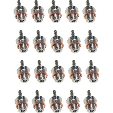 Adatto per 20 candele di tipo N3, per veicoli/camion radiocomandati fuoristrada HSP 70117 1/10 1/8/parti motore nitro Vertex SH