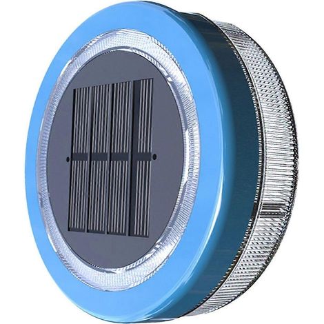 Lampes solaires flottantes LED étanches IP68 pour piscine, allumage et extinction automatiques, sans piles, idéales pour la décoration d'allées de mariage. (1/4)