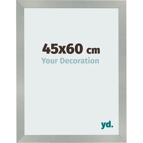 yd. - Cadre photo 45x60 - Aluminium Brosse - MDF - Bologna (1/5)