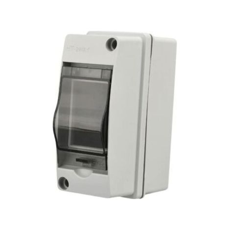 2 Modules, ABS Plastic Surface, IP65 Outdoor Waterproof Electrical Box, Outdoor Electrical Waterproof Enclosure Box, Control Cabinet, Modular Junction Box (2 Way) (1/5)