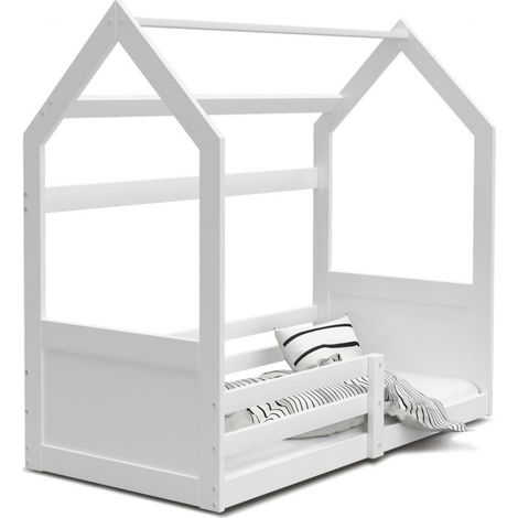 Lit Cabane Miki 80x160 Blanc (1/4)