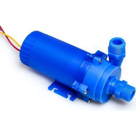 Pompe à eau 12 V 85 W CC 14L/min, refoulement 8 m, système de chauffage solaire, eau chaude, fontaines, aquarium de circulation, pompe de système de refroidissement à eau (1/5)