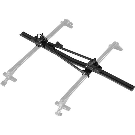 Porte-vélo en aluminium pour toit de voiture,capacité 15 kg,système de verrouillage,compatible barres standard,noir pour SUV (1/5)
