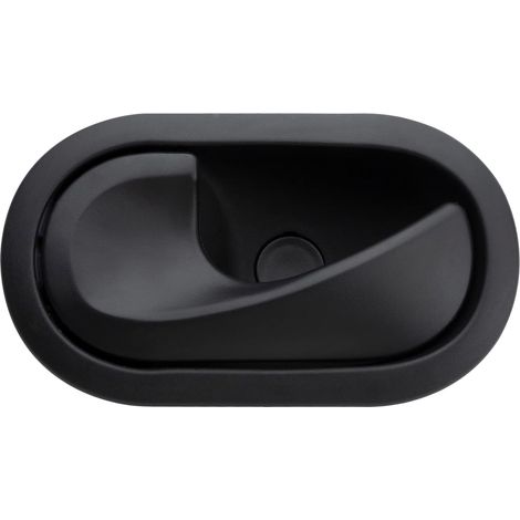 Poignée de porte intérieure gauche côté conducteur avant ou arrière pour Duster Logan Sandero Citan Interstar Clio 3 Kangoo 2 Master Megane Scenic Twingo mode 8200028487 (noir mat) (1/5)