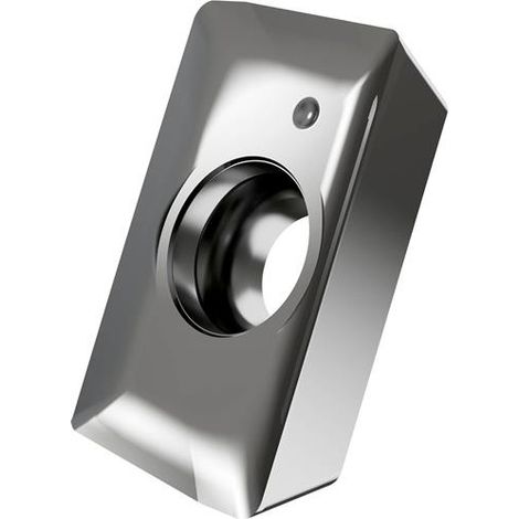 Fräswendeschneidplatte ISO APET 160408FR-FA:HF7 Bohrungs-D. 4,5mm Farbe Silber (1/2)