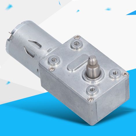 Moteur de hotte aspirante JGY-370, moteur à courant continu à réducteur à vis sans fin, moteur autobloquant, 24 V CC, 23 tr/min (1/5)