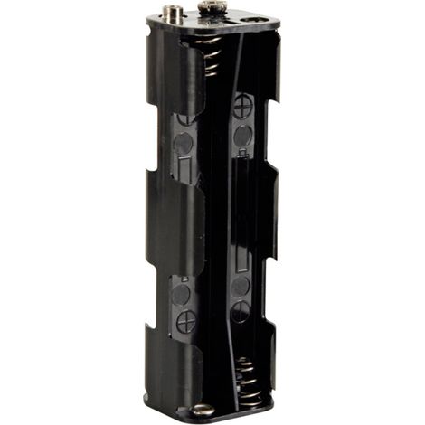 Velleman BH382B Batteriehalter 8x Mignon (AA) Druckknopfanschluss (L x B x H) 108.5 x 31.5 x 29.5 mm (1/5)