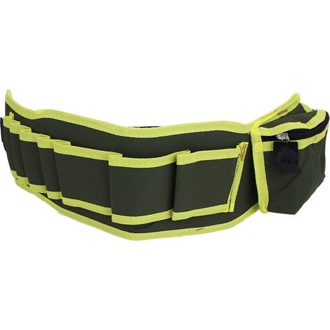 Elektriker Verstellbarer Riemen 8 Fächer Work Tool Gürteltasche Grau Schwarz (1/4)