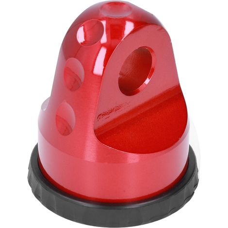 Élingue de levage 22000lb en alliage d'aluminium rouge, avec axe en fer et protection caoutchouc, pour anneau D 3/4in et câble de treuil 3/8in, lot de 1, usage remorquage et manutention. (1/5)