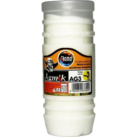Inserto in paraffina per candele tombali Agmik da 3 giorni (1/2)