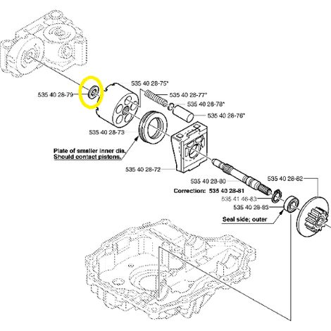 Tampon Husqvarna K66M 535402879