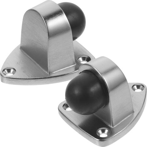 Butée De Porte Acier Inoxydable Arrêt De Porte Au Sol Pour Protection Murale Sans Perçage
