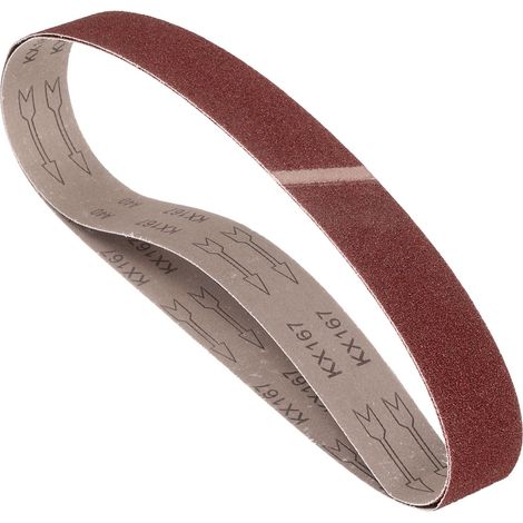 2 Pcs Bandes Abrasives 50mm x 686mm Oxyde D'Aluminium Papier Abrasif (1/5)