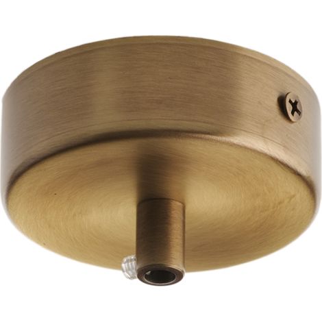 Rosone 1 Luce In Ferro Bronzato Diametro 8 Cm (1/2)