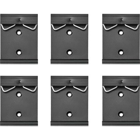 DIN-Schienen-Montagehalterungen – 6er-Pack – Aluminiumlegierung – Stabile 35-mm-Befestigung – Für Ethernet-Switches – 42 mm Breite (1/5)
