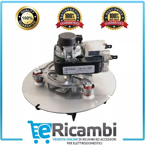Estrattore Fumi Stufa Pellet Caldaie Ventilatore Universale 48W TRIAL + ENCODER