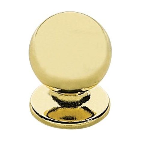 BOUTON BOULE S/PLATINE 25X31 DORE (1/2)