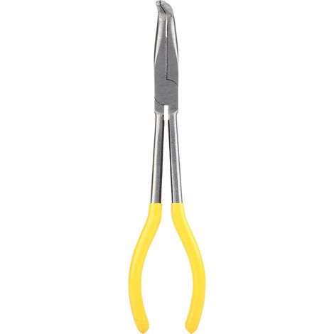 270mm Extra Long Steel Pliers Craft Vehicle Repairing Maintenance Tool (90° Bend)