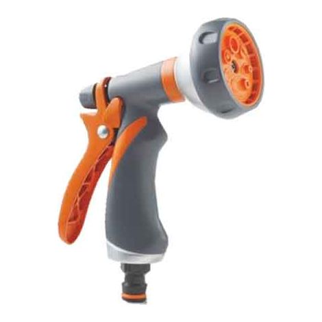 PISTOLA MULTICHORRO PARA RIEGO G.F. 'METAL GOMA'