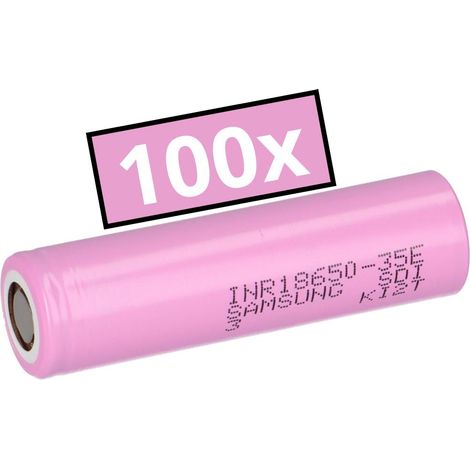 100x Samsung INR18650-35E 3500mAh 3,7V - 18650 Akku 35E (1/5)