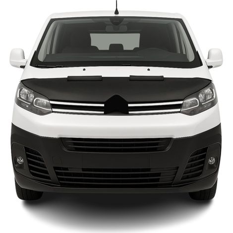 OMAC Protège Capot compatible avec Peugeot Expert 2016-2026 Masque de voiture vinyle Noir