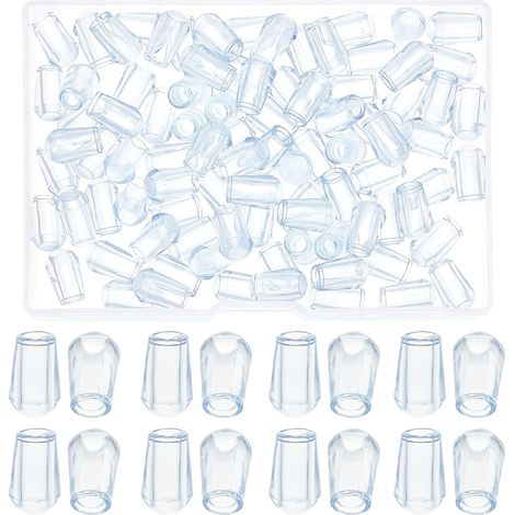 1 boîte 90 Pieds de Support D'Évier Cuisine, Accessoires Protection Cuisine Éraflure pour la Grille Panier Vidange Égouttoirs Clair -'Clair'Clair'-