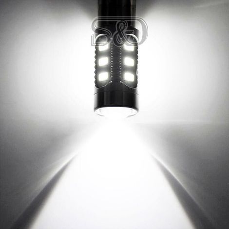 Ampoules LED pour voiture, lot de 2, réf. BAY15D/P21/5W/12V/24V, SMD 5630, couleur blanche-AquaForge (1/4)