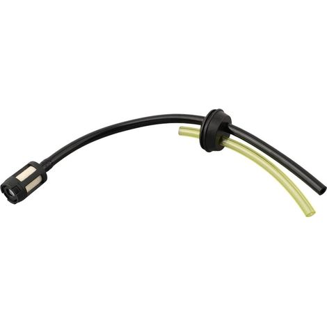 Tuyau de conduite d'essence avec filtre réservoir et œillet, kit remplacement tuyau flexible pour débroussailleuse équipement jardin - (1/5)