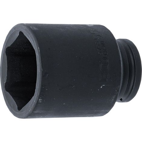 BGS  Vaso  de  impacto  hexagonal  profundo  accionamiento  cuadrado  interior  20  mm  (3/4")  SW  55  mm  -  5755 (1/4)