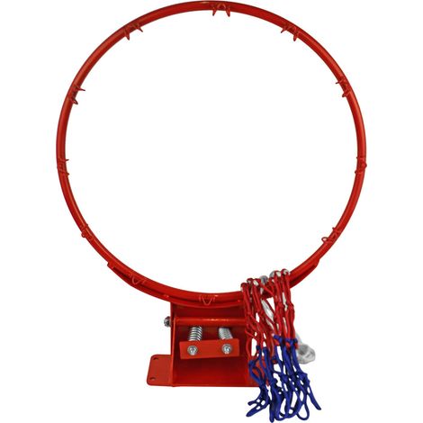 Federbelasteter 45-cm-Basketballkorb + Netz (1/4)