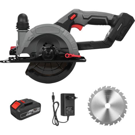 Irovami Scie circulaire 6″ 21V 6800tr/min – Sans balais, 4Ah – Idéal pour bois, carrelage, plastique (1/5)