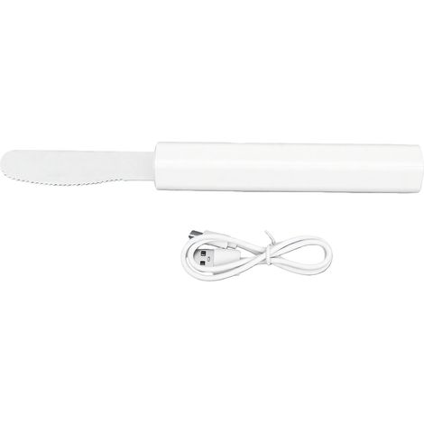 Coupe-beurre chauffant en acier inoxydable 304, étaloir électrique rechargeable pour pain, crème et confiture (1/5)
