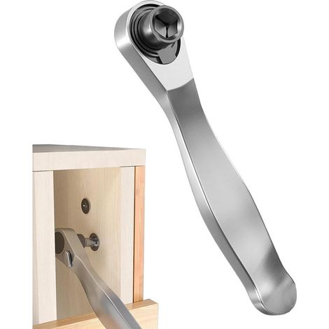 Tournevis de poche compact,outil de tournevis à cliquet décalé,outil de 1,7 x 9,5 cm avec engrenage à 72 dents,outils de réparation en chrome vanadium,mini clé avec design fin,outils à main pour (1/5)