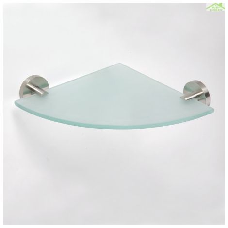 Etagère, tablette d'angle en verre NEO 24x24x5,5cm (1/3)