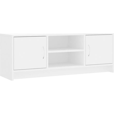 Maison Exclusive - TV-Schrank Weiß 102x30x37,5 cm Holzwerkstoff