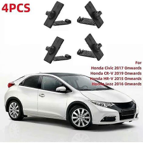 Lot de 4 clips de fixation pour tapis de sol de voiture, type vis, compatibles avec Honda Civic, Jazz, CR-V et HR-V. Accessoires intérieurs automobiles. Référence : JXLGV (1/5)