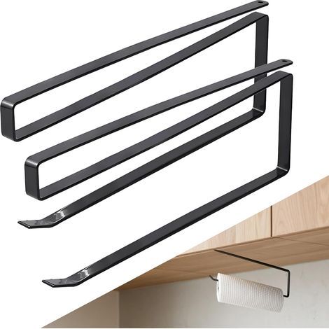 2pcs Porte Sopalin,Support Sopalin,PorteSopalin Mural,Porte Essuie Tout,Support pour Rouleau De Papier,Rouleau De Papier sans Perçage,Porte RouleauPapier Cuisine,pour Cuisine,Salle De Bainetplacards (1/5)