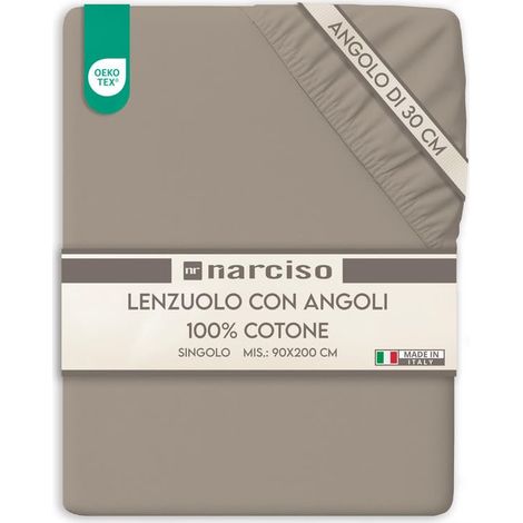 Drap Housse 90x200 Bonnet 30 cm en 100% Coton, Draps Housses de Matelas 90 x 200, Linge de lit Respirant et Hypoallergénique (1/5)