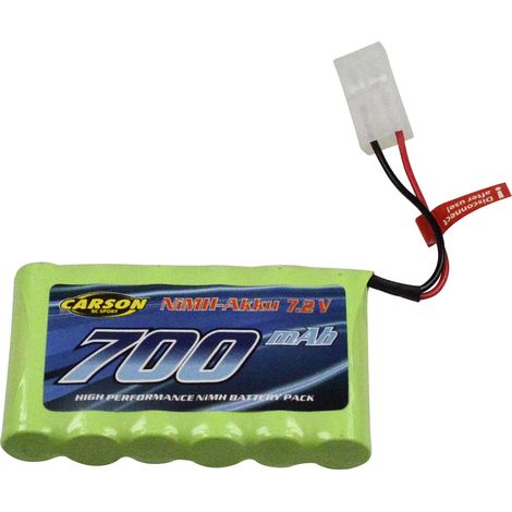 Carson Modellsport Modellbau-Akkupack (NiMh) 7.2 V 700 mAh Tamiya-Stecker