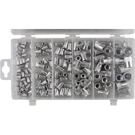 ALUMINIUM-MUTTERN-NIETEN-SATZ  JBM53361
