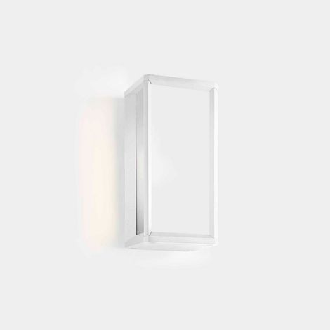 LEDS C4 Skat Mini Outdoor LED Mini Box Lanterne Murale Blanc, Blanc IP65 9W 2700K