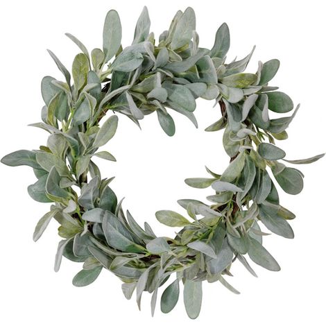 Couronne 40 cm - ambiance cosy - touche décorative pour salon - aspect esthétique très soigné - rend vos tâches plus faciles (1/5)