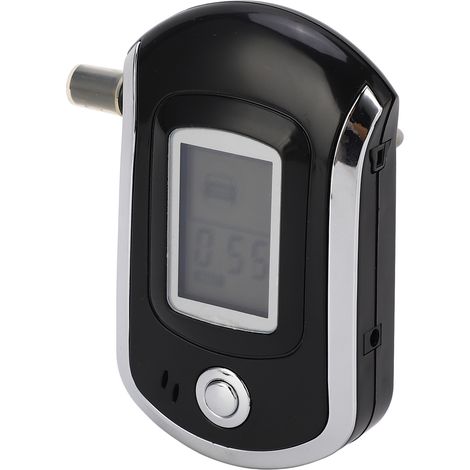 Testeur d'haleine numérique portable avec affichage, 5 embouts buccaux interchangeables et gonflage à l'air. (1/5)