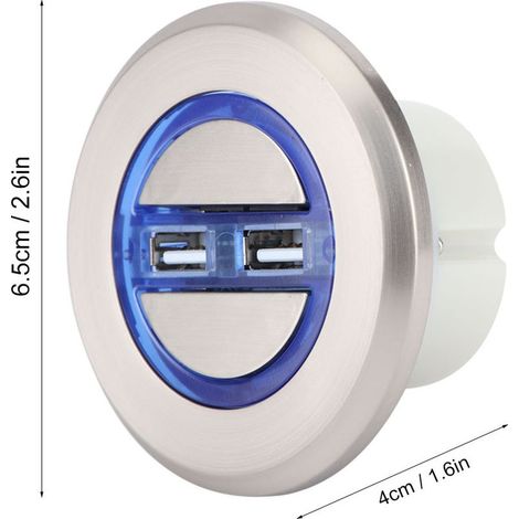 Télécommande pour Fauteuil Reclinable Électrique avec Double Port USB 5V et Commande Micro Switch, ABS, 2 Boutons, 135g (1/5)