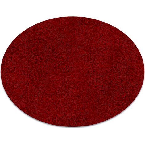 TAPPETO cerchio ETON rosso red rotondo 100 cm
