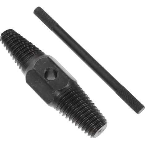 Juego de dos extractores de tornillos, adecuados para reparar machos de roscar de 3/4 de pulgada dañados, herramienta de desmontaje simple, adecuada para tornillos y pernos con roscas dañadas, adecuad