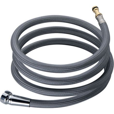 Tuyau de remplacement pour robinets de cuisine Moen 159560, adaptateur de douchette de remplacement pour robinet Moen A112.18.1M, tuyau pour robinet d'évier, raccord en laiton, 150 cm (59 pouces). (1/5)