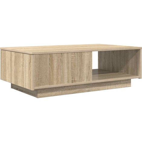 Coffee Table Sonoma Oak 95 x 55 x 31 cm Engineered Wood vidaXL